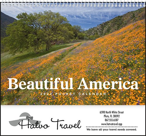 Beautifuk America Pocket Wall Calendar